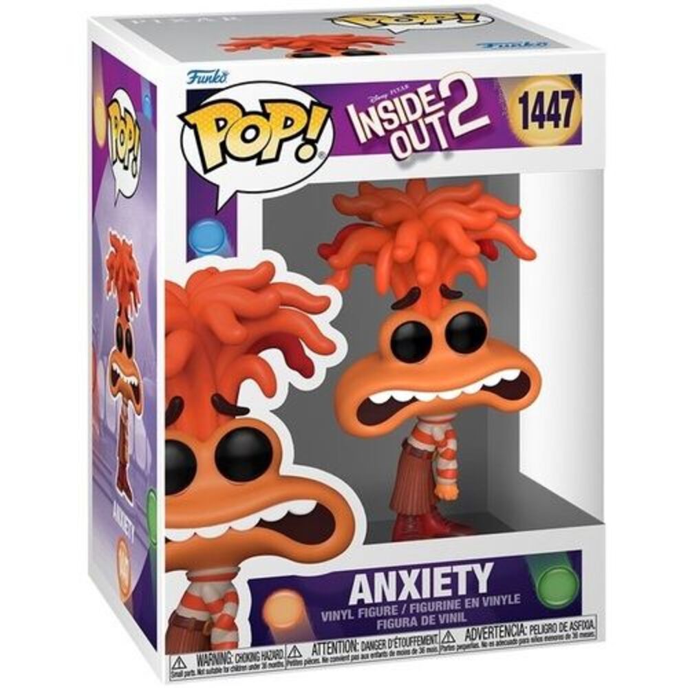 Funko Pop Movies Disney Inside Out 2 - Anxiety  COLLECTIBLES - Picture 3 of 3